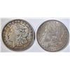 Image 1 : 1897 UNC & 1921 XF MORGAN DOLLARS