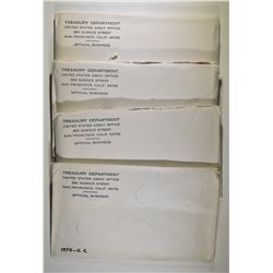 4 1970 U.S. MINT SETS