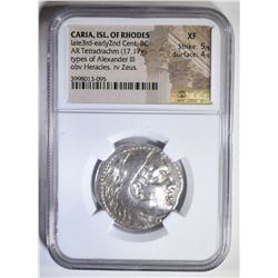 LATE 3RD-EARLY 2ND CENT.BC  NGC XF  5/4