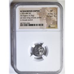 505-480 BC AR SIGLOS  NGC VF 5/3