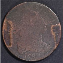 1798 LARGE CENT  AG