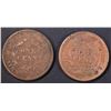 Image 2 : 1836 VG & 1854 VF LARGE CENTS