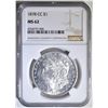 Image 1 : 1878-CC MORGAN DOLLAR, NGC MS-62