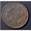 Image 2 : 1809 HALF CENT  AU/UNC NEAT ROTATED DIE