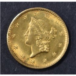 1851 $1 GOLD LIBERTY  GEM ORIG UNC