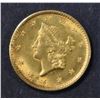 Image 1 : 1851 $1 GOLD LIBERTY  GEM ORIG UNC