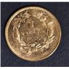Image 2 : 1855 $1 GOLD INDIAN PRINCESS  NICE BU
