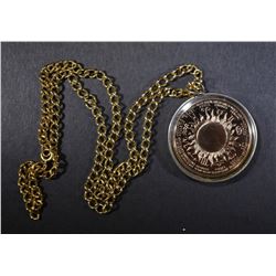GEMINI BRONZE MEDAL NECKLACE