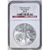 Image 1 : 2005 AMER SILVER EAGLE NGC MS-69 FIRST STRIKES