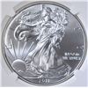 Image 2 : 2011 25th ANNIV SILVER EAGLE NGC MS-69