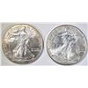 Image 1 : 1999 & 2000 BU AMERICAN SILVER EAGLES