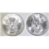 Image 2 : 2-BU 2001 AMERICAN SILVER EAGLES