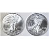 Image 1 : 2-2009 BU AMERICAN SILVER EAGLES