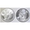 Image 2 : 2-2009 BU AMERICAN SILVER EAGLES