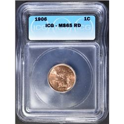 1906 INDIAN CENT ICG MS-65 RD