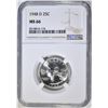 Image 1 : 1948-D WASHINGTON QUARTER NGC MS-66