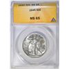Image 1 : 1945 WALKING LIBERTY HALF ANACS MS-65