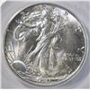 Image 2 : 1945 WALKING LIBERTY HALF ANACS MS-65