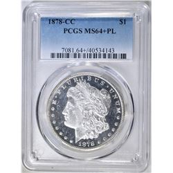 1878-CC MORGAN DOLLAR PCGS MS-64+ PL