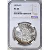 Image 1 : 1879-O MORGAN DOLLAR NGC MS-63 COLOR