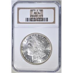 1879-S MORGAN DOLLAR NGC MS-64