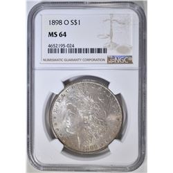 1898-O MORGAN DOLLAR NGC MS-64