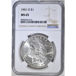 1901-O MORGAN DOLLAR NGC MS-65