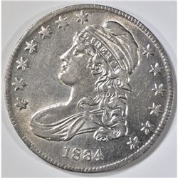 1834 BUST HALF DOLLAR AU/BU