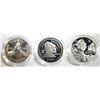 Image 2 : 3-MODERN U.S. PROOF COMMEM SILVER DOLLARS