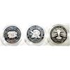 Image 3 : 3-MODERN U.S. PROOF COMMEM SILVER DOLLARS