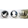 Image 2 : 3-MODERN U.S. PROOF COMMEM SILVER DOLLARS