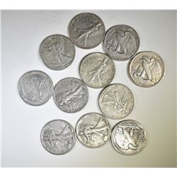 LOT OF WALKING LIBERTY HALVES: