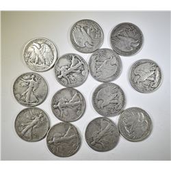 4-1940, 3-41 3-42 & 3-43 WALKING LIBERTY HALVES