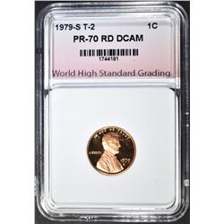 1979-S T-2 LINCOLN CENT WSHG PERFECT Prf  RD DCAM