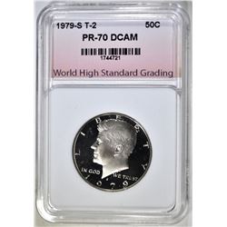 1979-S T-2 KENNEDY HALF WHGS  PERFECT PR DCAM