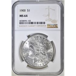 1900 MORGAN DOLLAR NGC MS-64