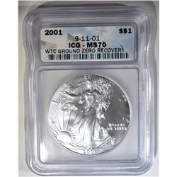 2001 ASE ICG MS-70 WTC GROUND ZERO RECOVERY