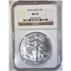 Image 1 : 2012 AMERICAN SILVER EAGLE NGC MS-70