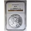 Image 1 : 2015 AMERICAN SILVER EAGLE NGC MS-70