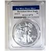 Image 1 : 2018-W BURNISHED SILVER EAGLE PCGS SP-70