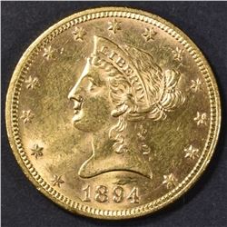 1894 $10 GOLD LIBERTY BU