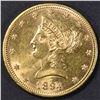 Image 1 : 1894 $10 GOLD LIBERTY BU