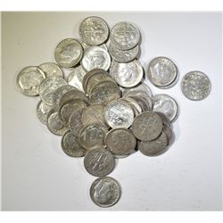 $5 FACE VALUE 90% SILVER ROOSEVELT DIMES