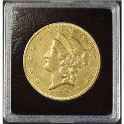 1851-O $20 GOLD LIBERTY  CH AU
