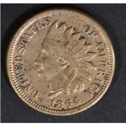 1864 CN INDIAN HEAD CENT  AU