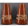 Image 1 : SANTA CLARA INDIAN POTTERY CANDLE HOLDERS ( EARLENE YOUNGBLOOD TAFOYA)