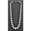 Image 1 : NAVAJO INDIAN SILVER BEAD NECKLACE