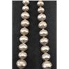 Image 3 : NAVAJO INDIAN SILVER BEAD NECKLACE