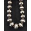 Image 4 : NAVAJO INDIAN SILVER BEAD NECKLACE