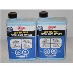 LOT OF 2 KLEEN-FLO LOW SULPHUR DIESEL FUEL ANTI